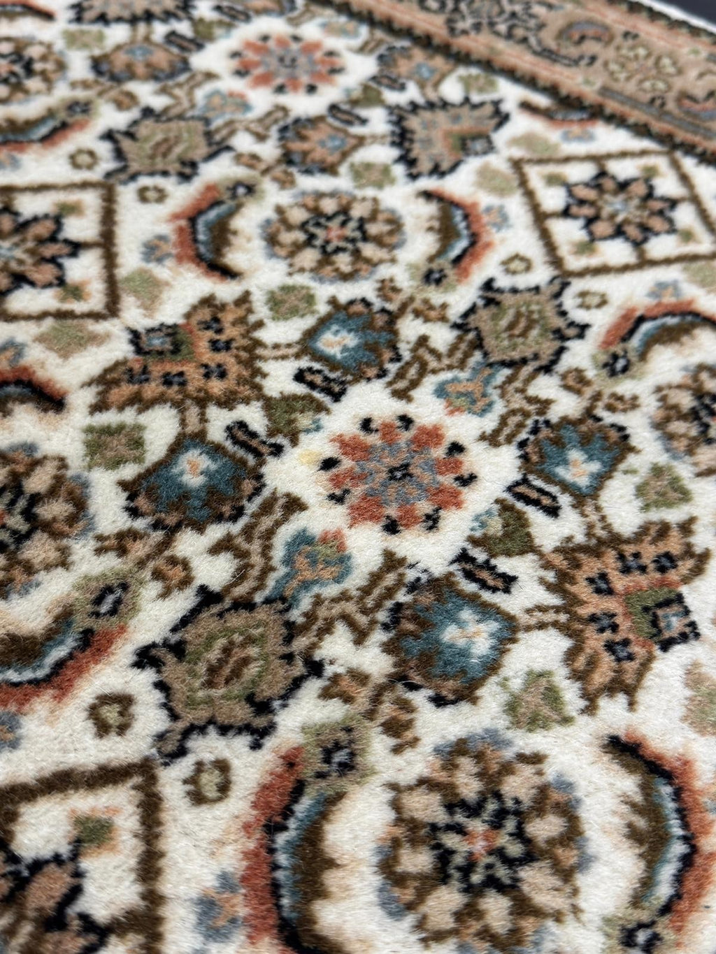 Herati GEREINIGT Orientteppich Perserteppich Teppich 91 cm x 61 cm CG0051