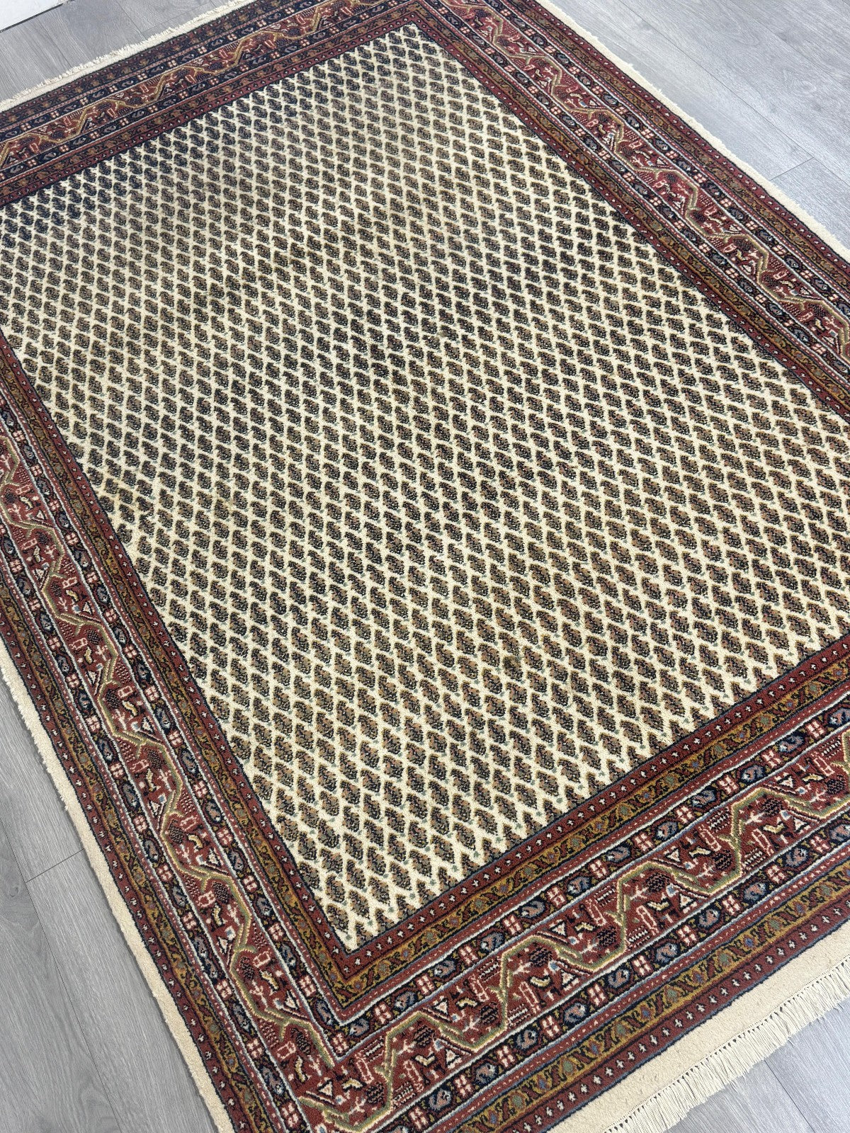 Schöner Sarough Mir Orientteppich Perserteppich  Teppich 246 cm x 172 cm C80035