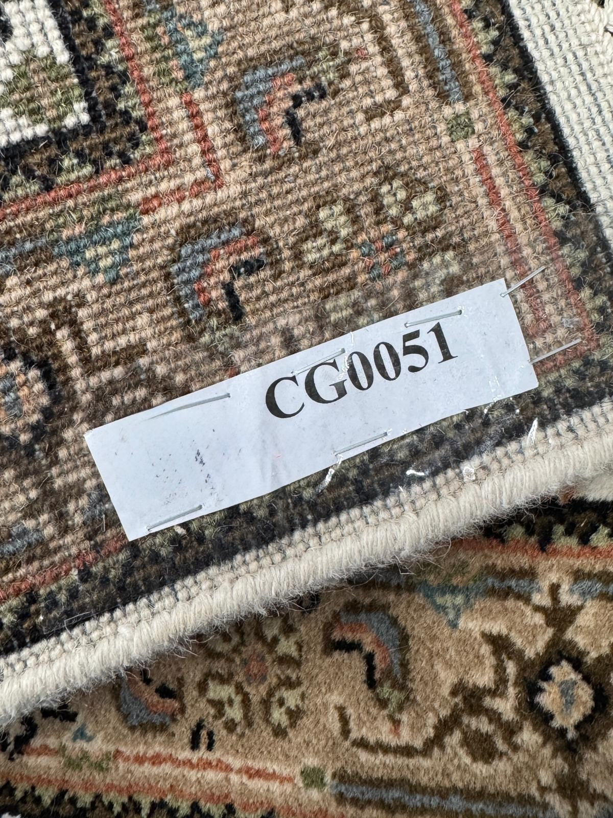 Herati GEREINIGT Orientteppich Perserteppich Teppich 91 cm x 61 cm CG0051