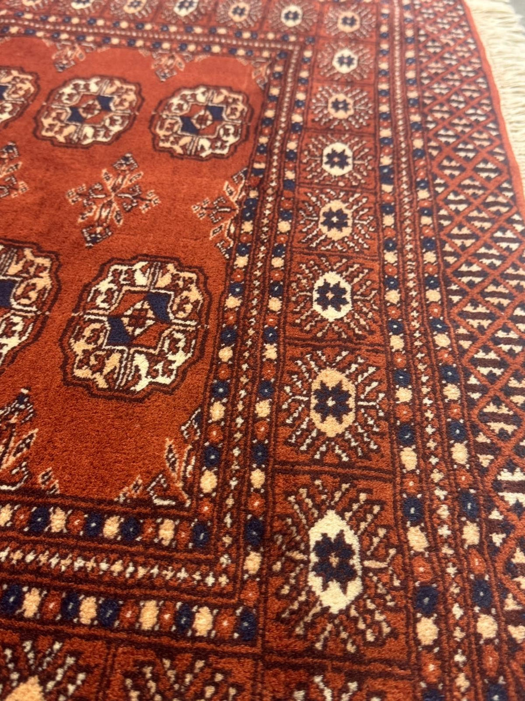 Schöner Buchara  Orientteppich Perserteppich Teppich 151cmx97cm 10672