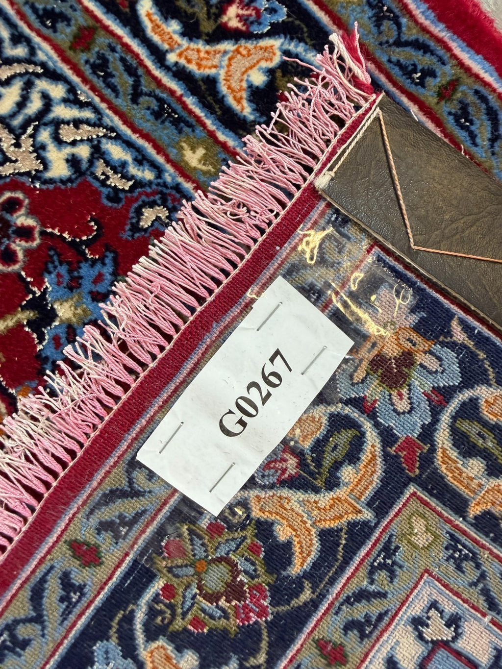 Isfahan mit SEIDE GEREINIGT Orientteppich Perserteppich 105 cm x 72 cm G0267