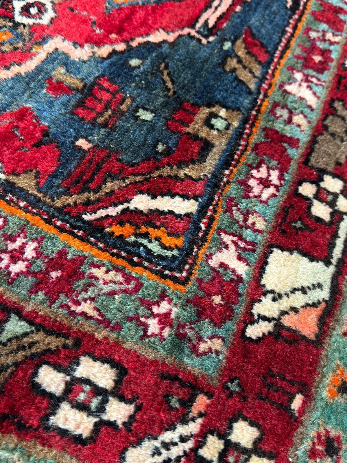 Vintage Heriz GEREINIGT Orientteppich Perserteppich 151 cm x 103 cm G0319