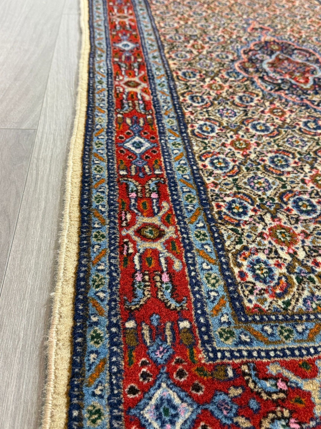 Schöner Moud GEREINIGT Orientteppich Perserteppich 142 cm x 76 cm 26-G10002