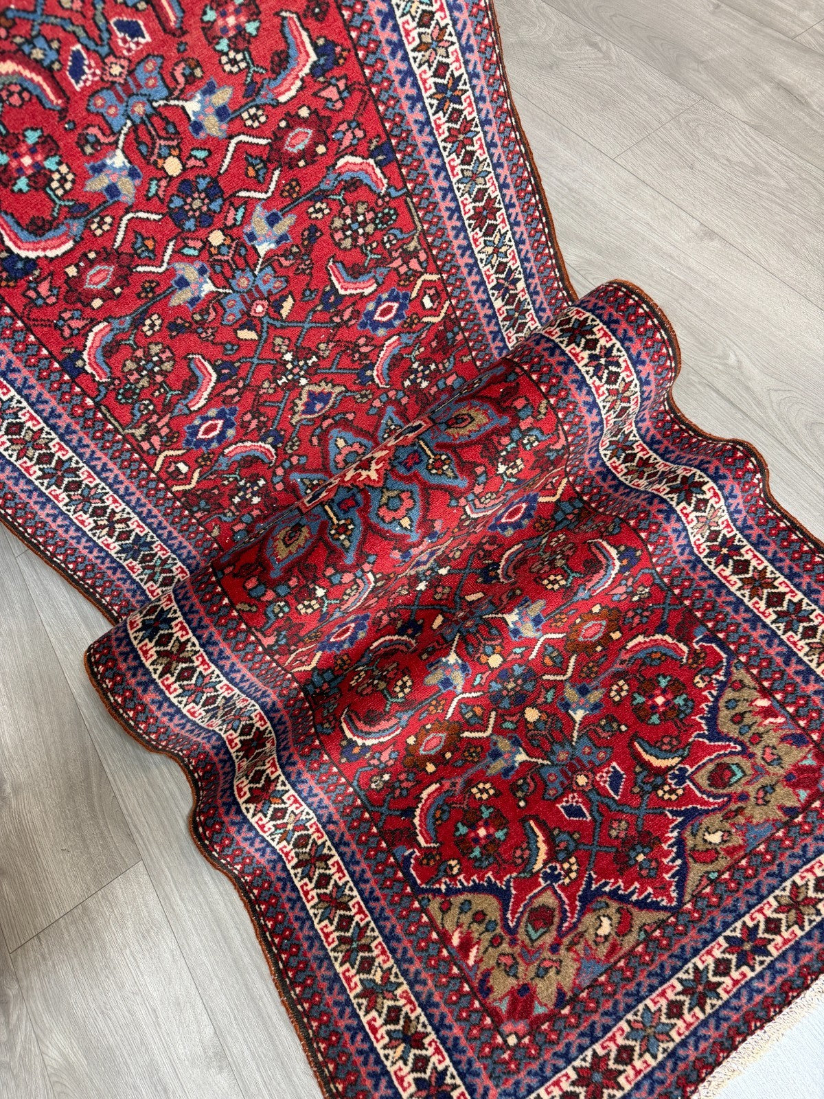 Vintage Sarukh GEREINIGT Orientteppich Perserteppich 191 cm x 83  cm G0272