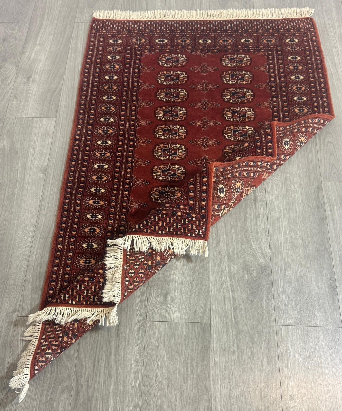 Schöner Buchara  Orientteppich Perserteppich Teppich 151cmx97cm 10672