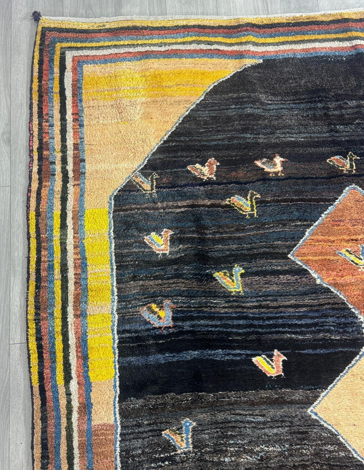 Schöner Gabbeh Orientteppich Perserteppich Teppich 279 cm x 228 cm 60083