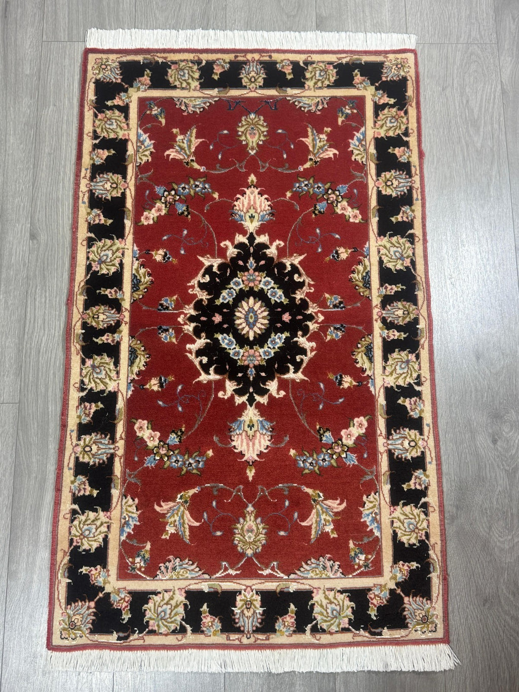 Täbriz Fein GEREINIGT Orientteppich Perserteppich Teppich 118cmx70cm G0184