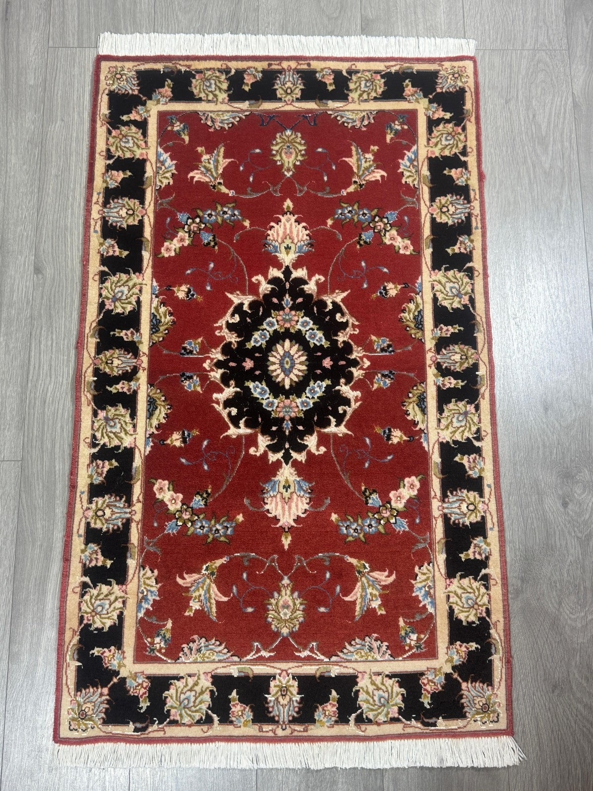 Täbriz Fein GEREINIGT Orientteppich Perserteppich Teppich 118cmx70cm G0184