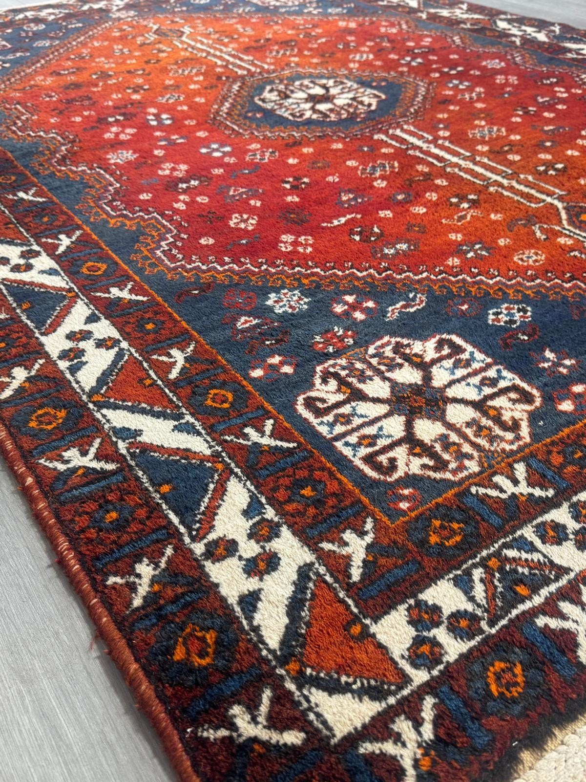 Schöner Ghashghai Orientteppich Perserteppich  Teppich 205 cm x 155 cm 40046