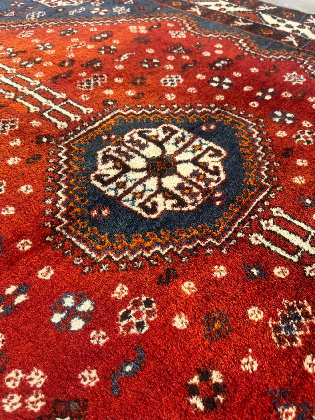 Schöner Ghashghai Orientteppich Perserteppich  Teppich 205 cm x 155 cm 40046