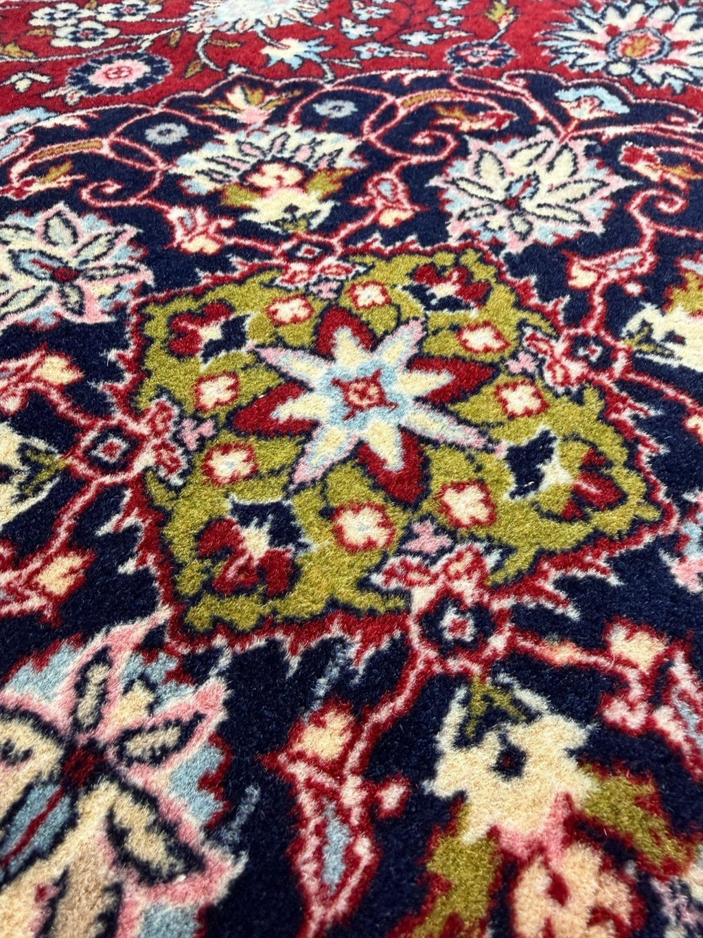 Schöner Ghom GEREINIGT  193cmx124cm Orientteppich Perserteppich Teppich G0276