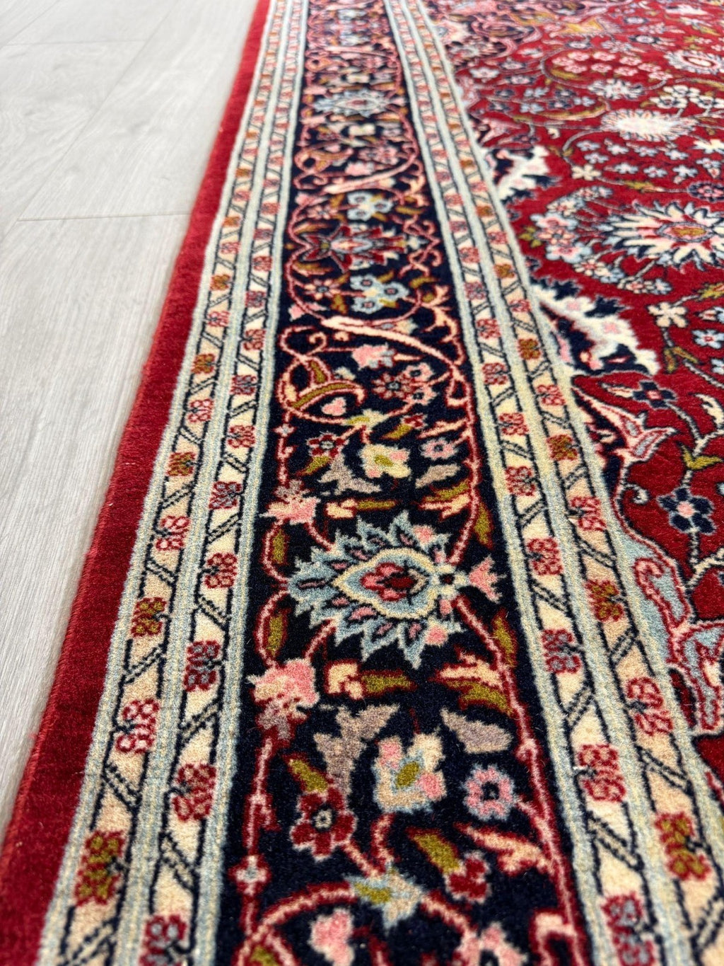 Schöner Ghom GEREINIGT  193cmx124cm Orientteppich Perserteppich Teppich G0276