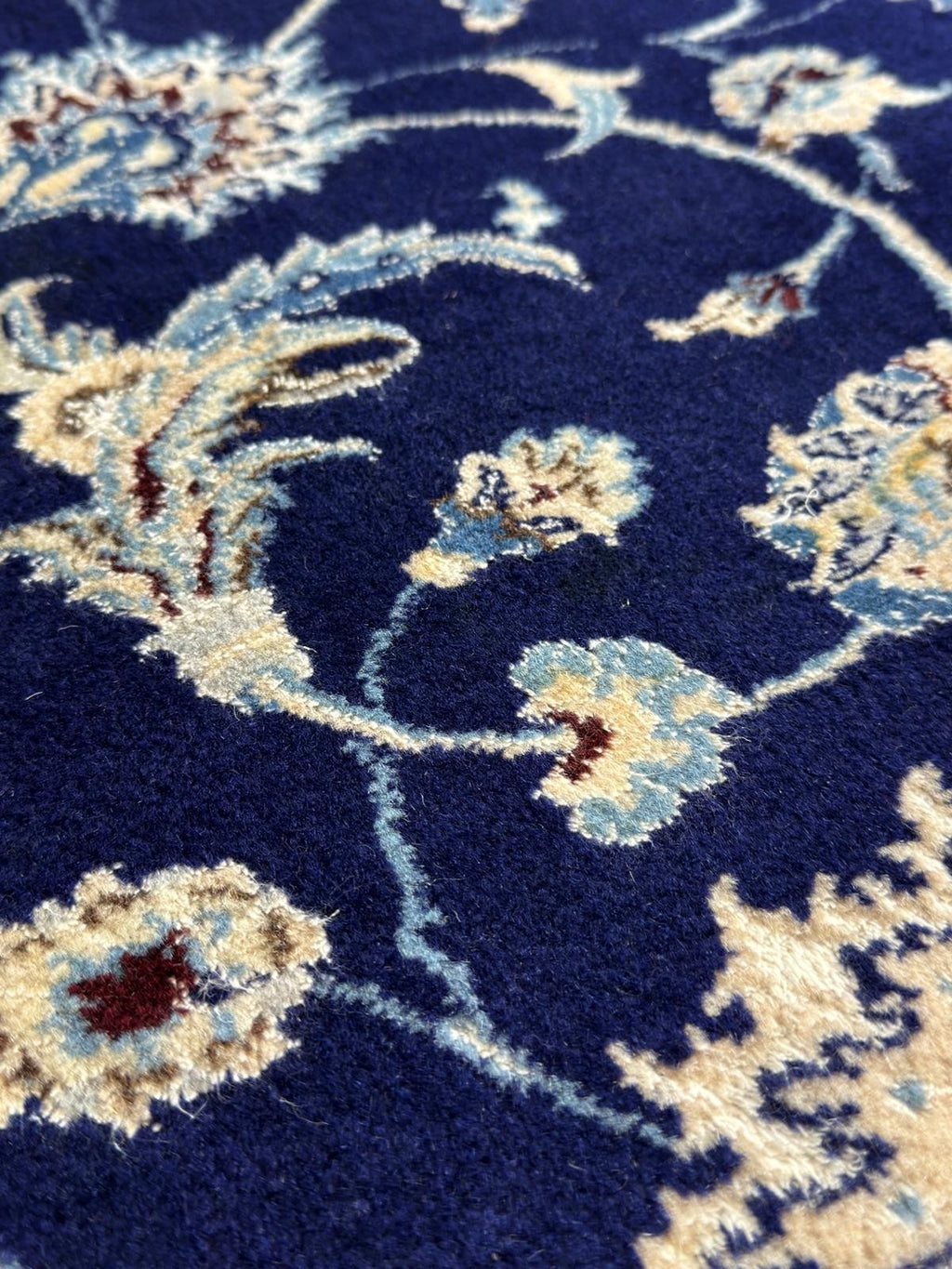 Nain Fein mit SEIDE GEREINIGT Orientteppich Perserteppich 337cmx243cm G0249