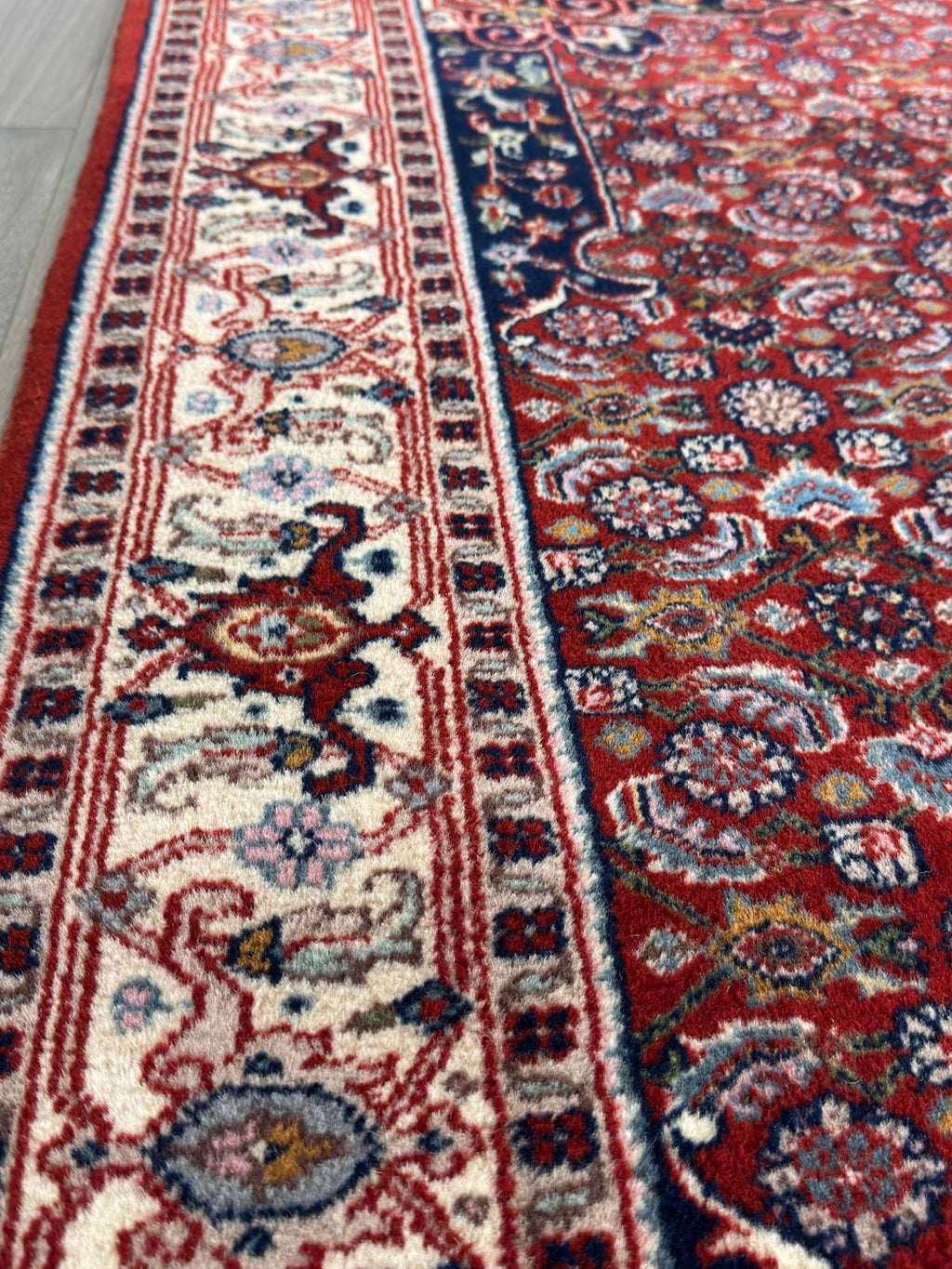 Schöner Täbriz GEREINIGT Orientteppich Perserteppich 190 cm x 122 cm CG0005