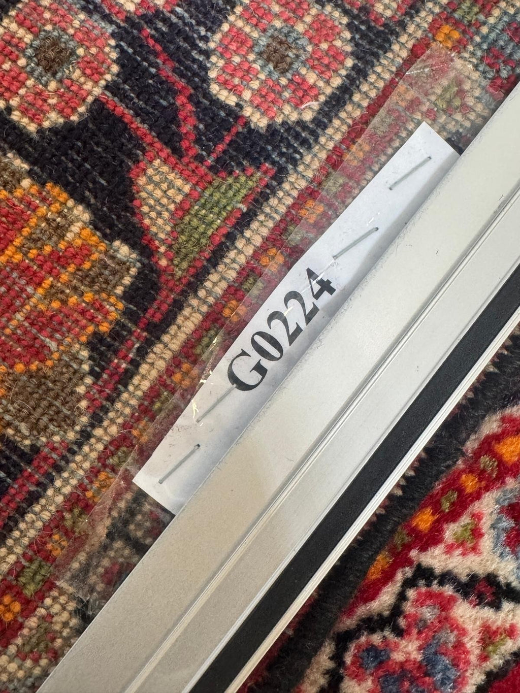 Blumen Sarough GEREINIGT Orientteppich Perserteppich Teppich 208cm x 127cm G0224