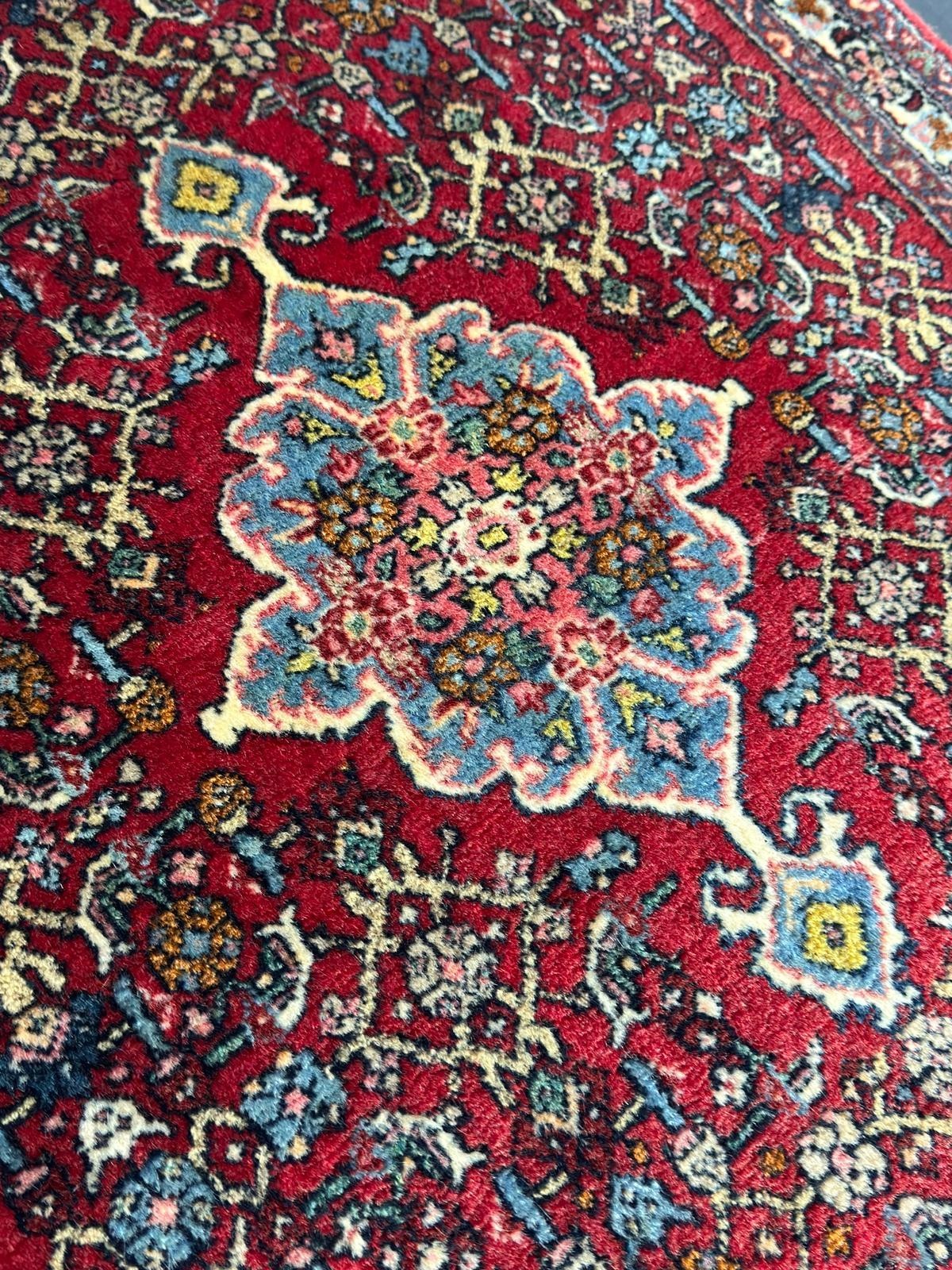 Vintage Bidjar GEREINIGT Orientteppich Perserteppich 122 cm x 74 cm G0310