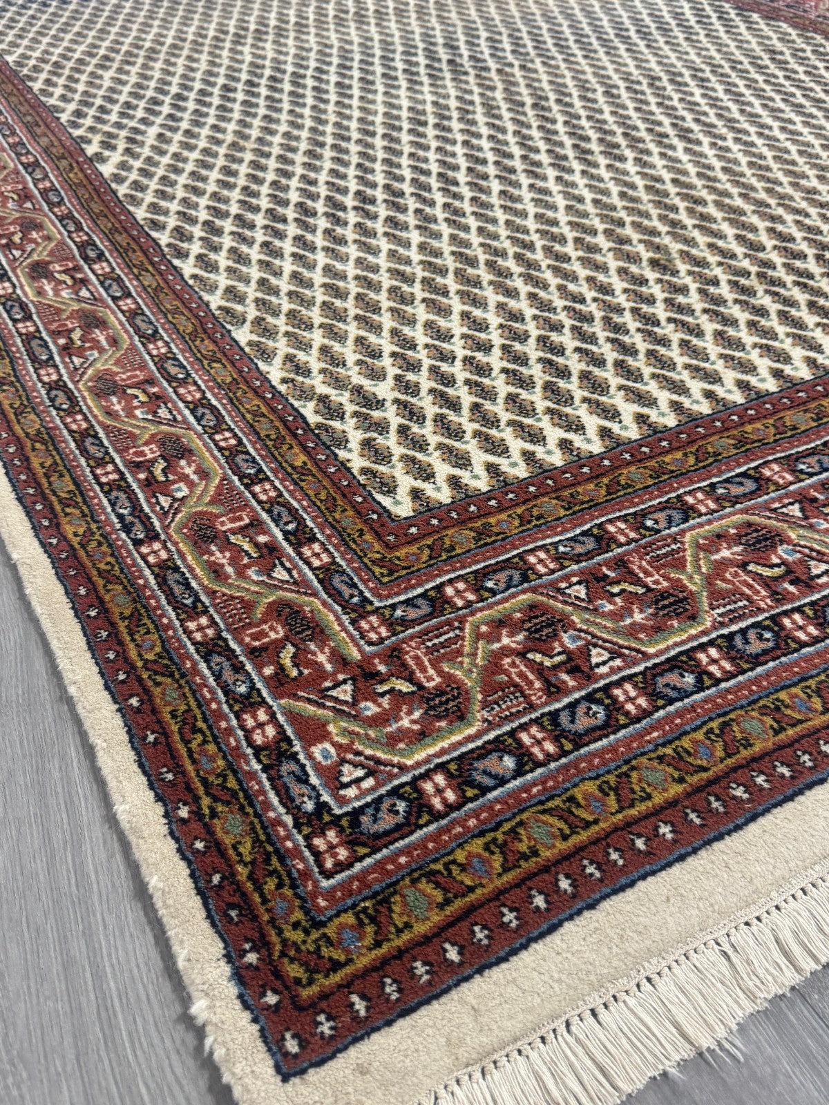 Schöner Sarough Mir Orientteppich Perserteppich  Teppich 246 cm x 172 cm C80035