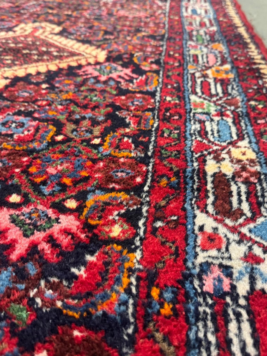 Schöner Malayer  GEREINIGT Orientteppich Perserteppich Teppich 500cmx89cm G0198