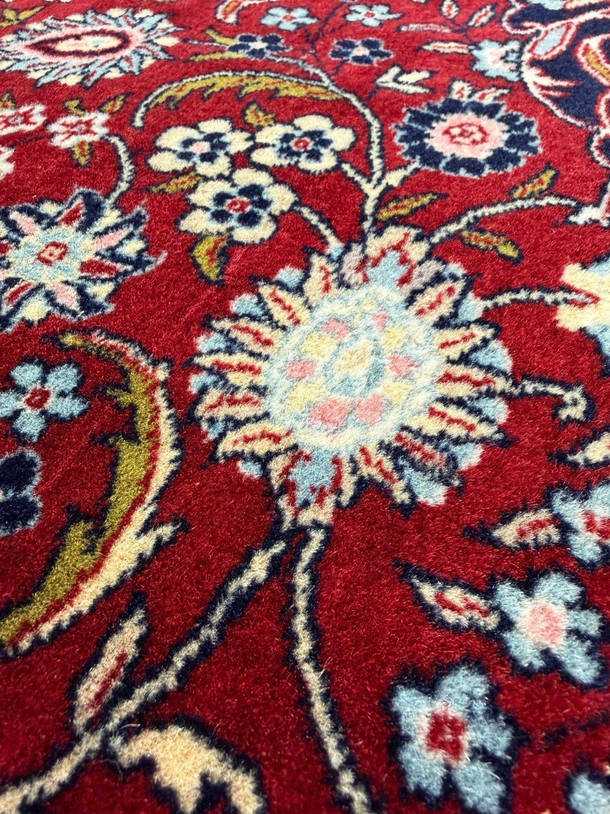 Schöner Ghom GEREINIGT  193cmx124cm Orientteppich Perserteppich Teppich G0276