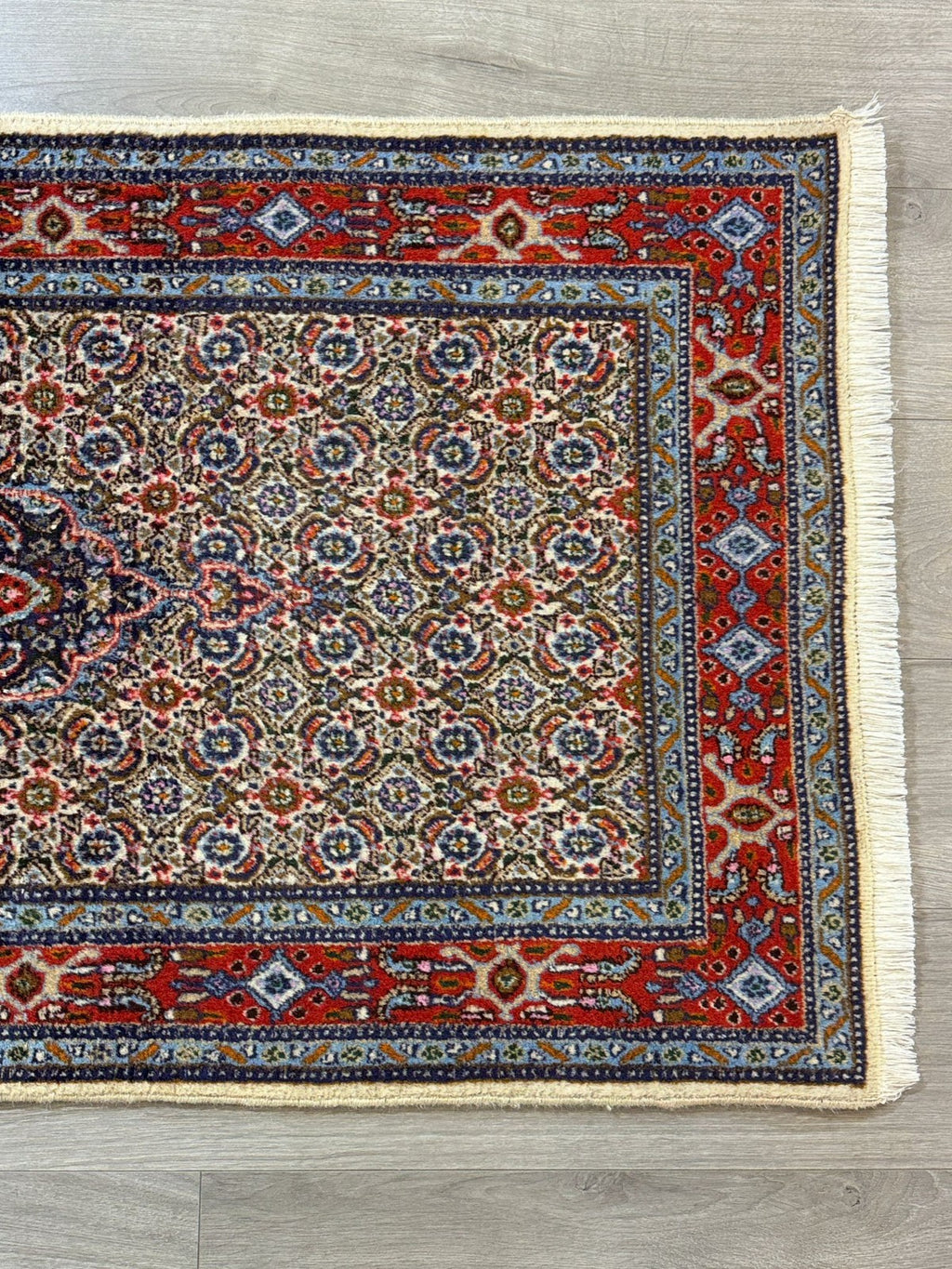 Schöner Moud GEREINIGT Orientteppich Perserteppich 142 cm x 76 cm 26-G10002