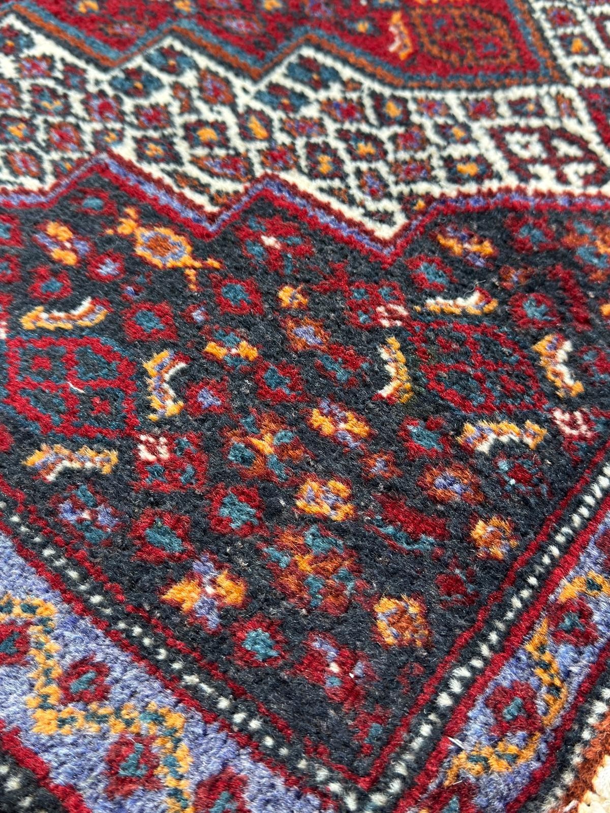 Vintage Bidjar GEREINIGT Orientteppich Perserteppich 105 cm x 77  cm G0308