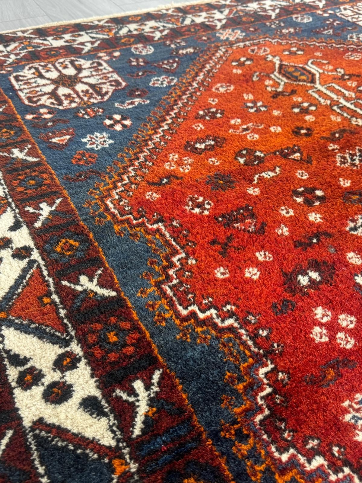 Schöner Ghashghai Orientteppich Perserteppich  Teppich 205 cm x 155 cm 40046