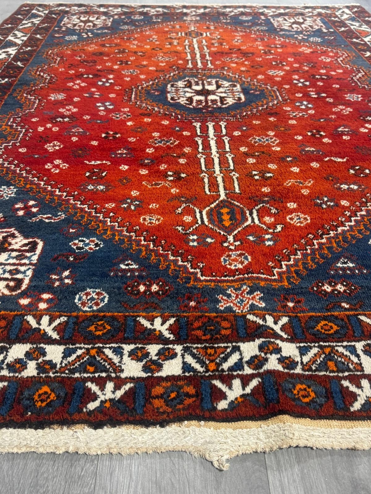 Schöner Ghashghai Orientteppich Perserteppich  Teppich 205 cm x 155 cm 40046