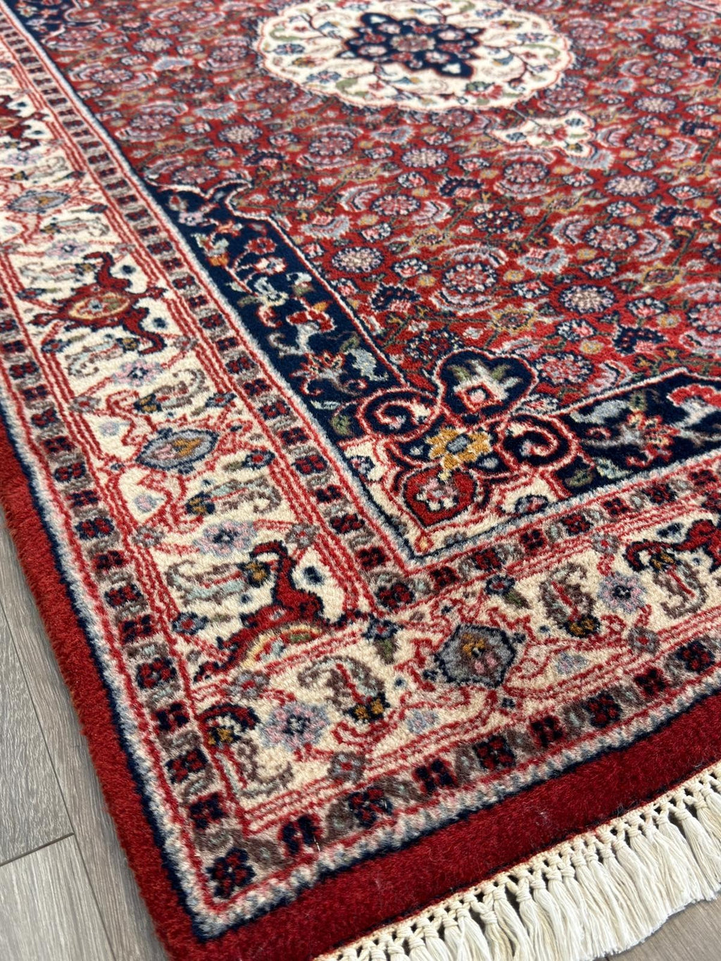 Schöner Täbriz GEREINIGT Orientteppich Perserteppich 190 cm x 122 cm CG0005