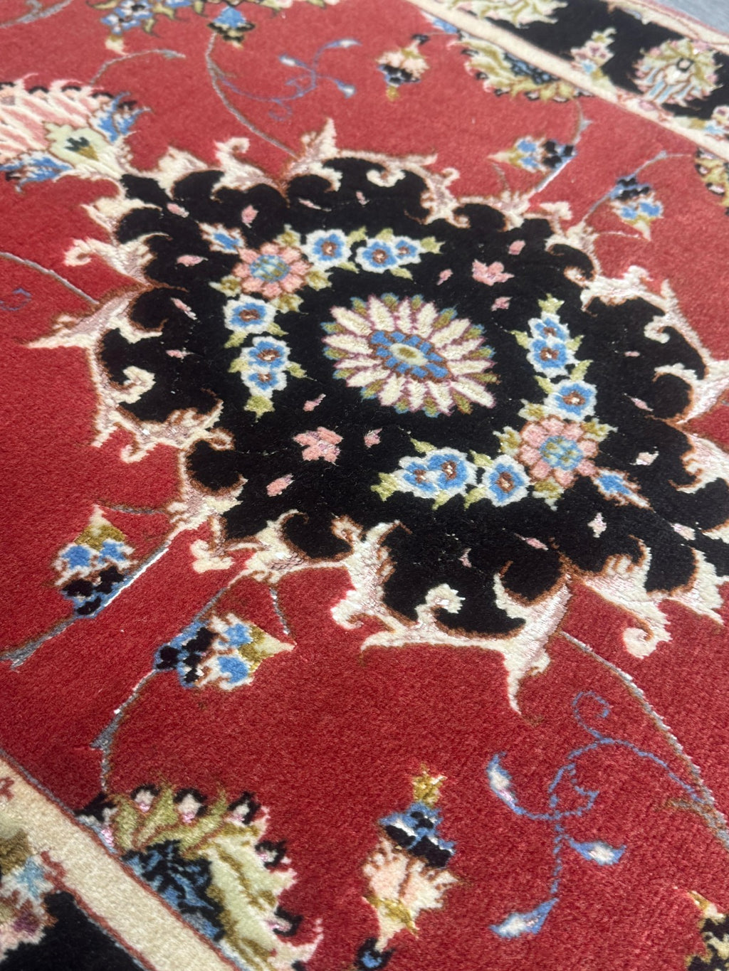 Täbriz Fein GEREINIGT Orientteppich Perserteppich Teppich 118cmx70cm G0184