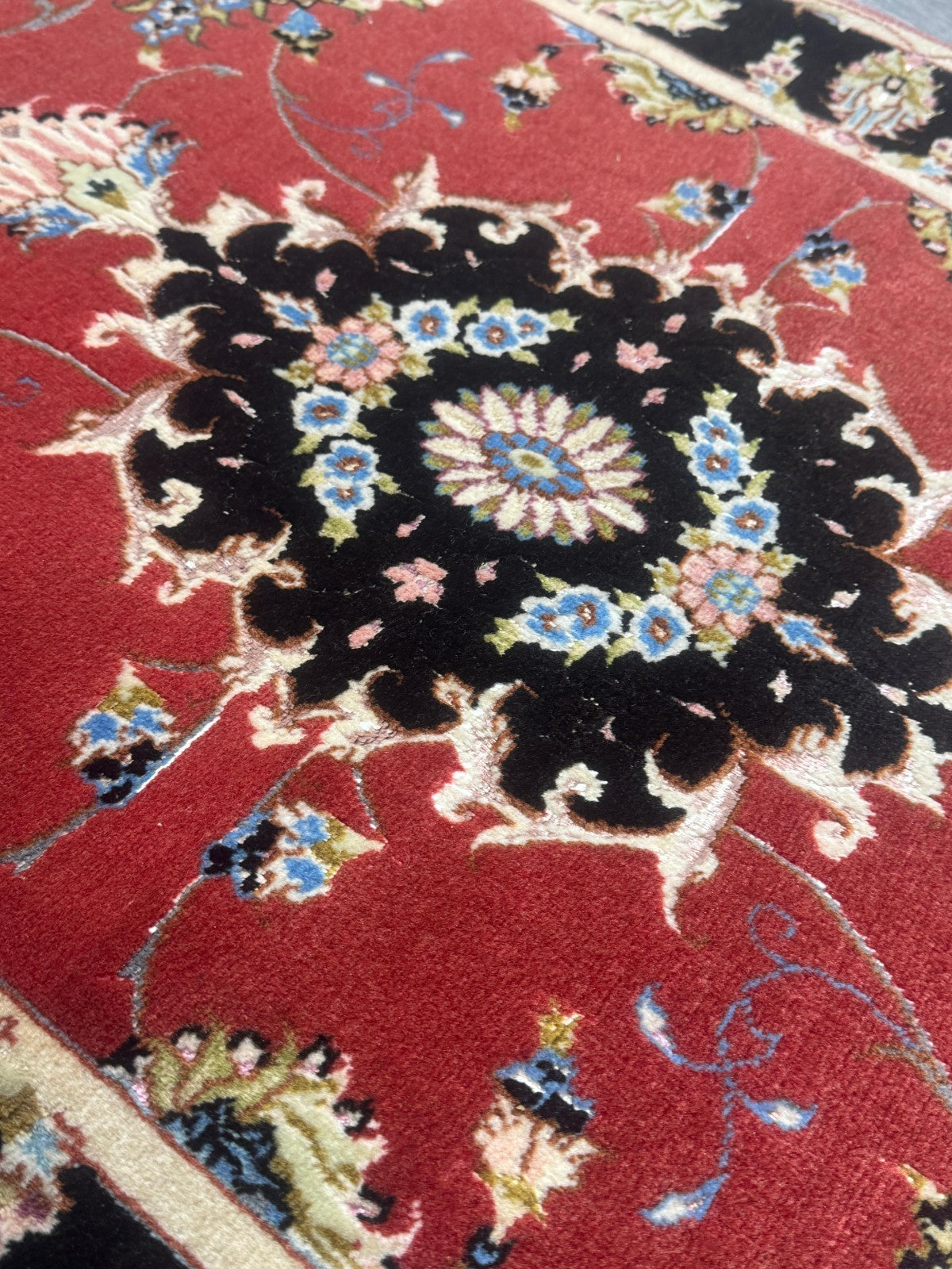 Täbriz Fein GEREINIGT Orientteppich Perserteppich Teppich 118cmx70cm G0184