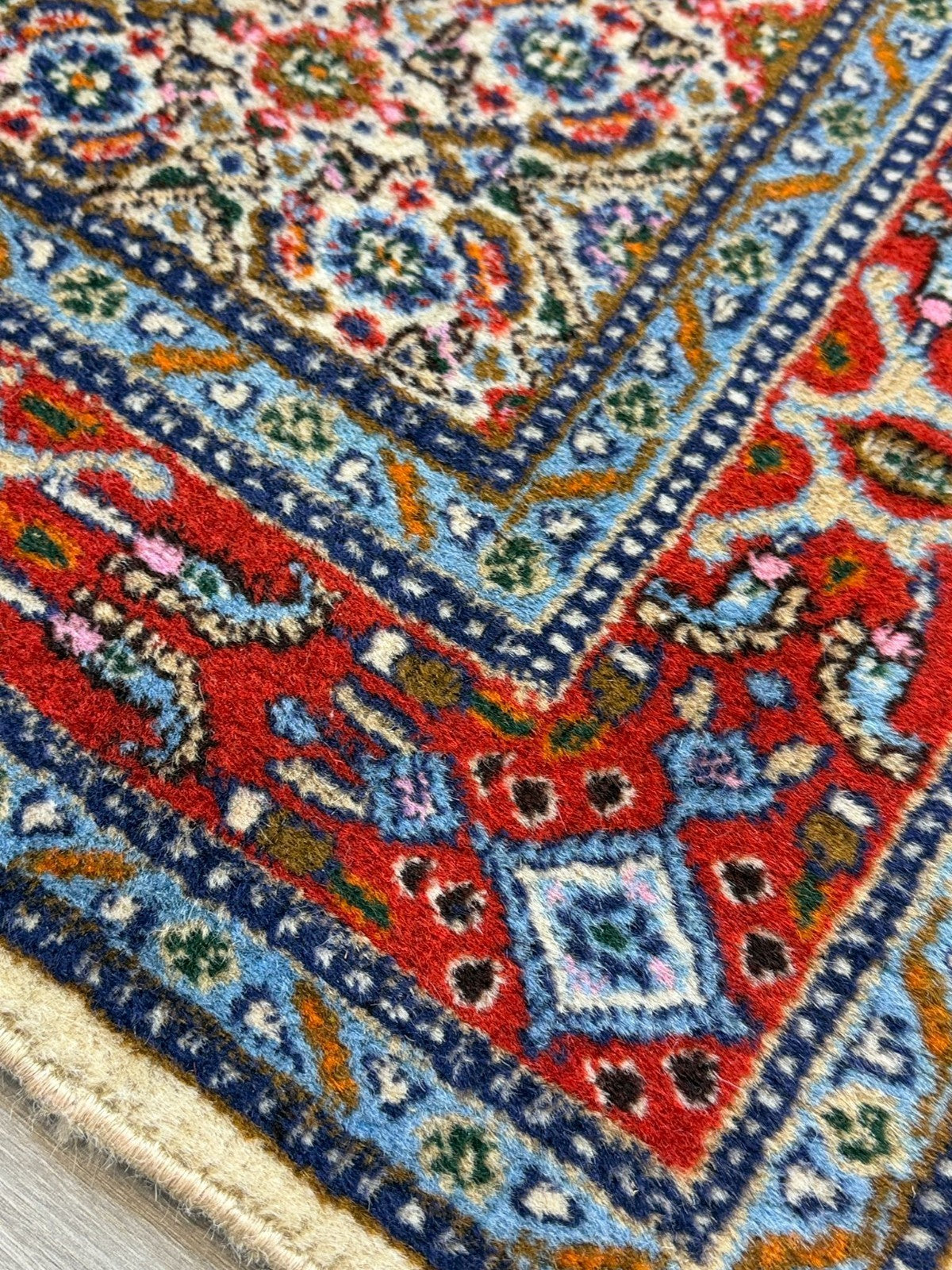 Schöner Moud GEREINIGT Orientteppich Perserteppich 142 cm x 76 cm 26-G10002