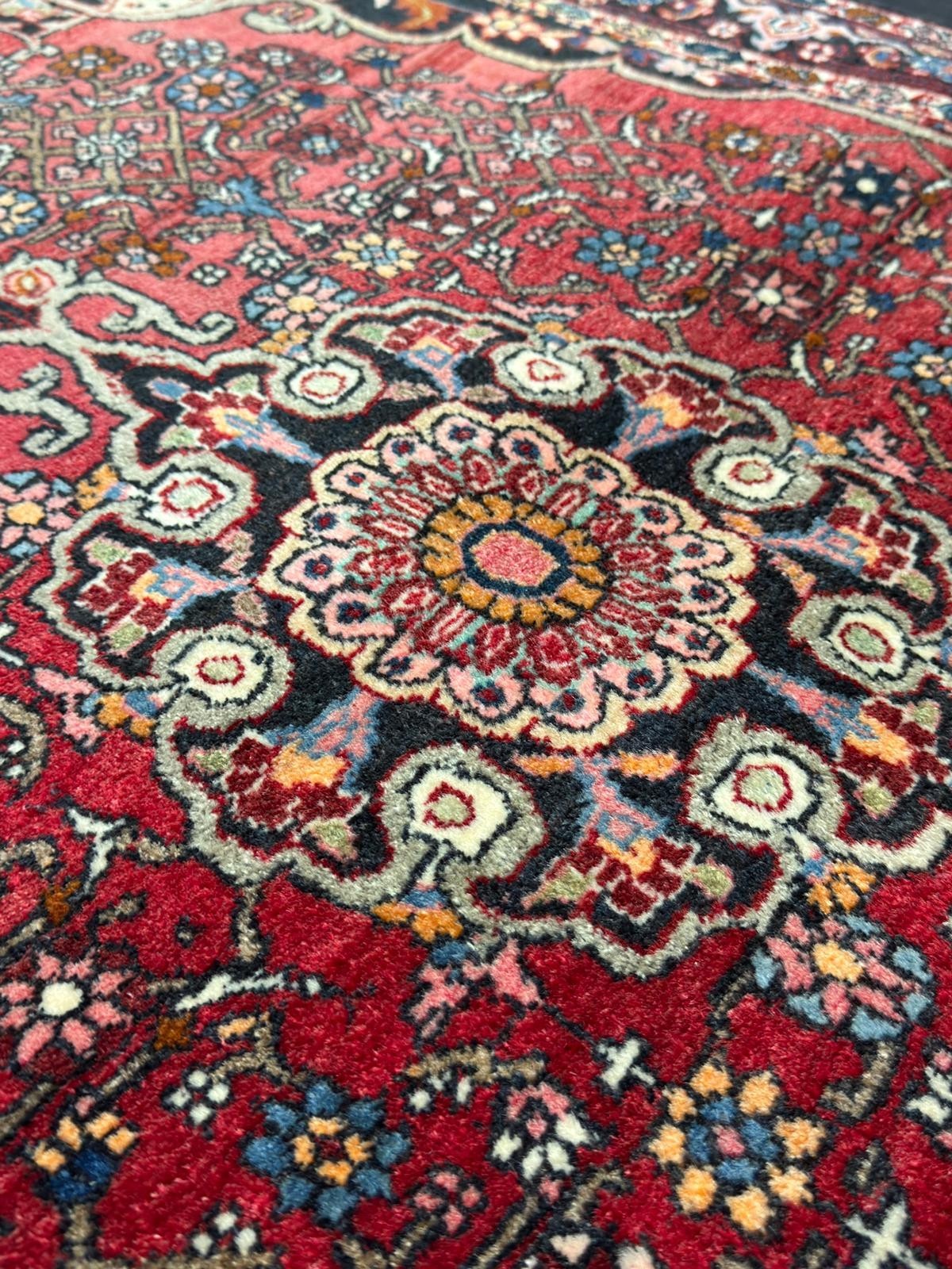 Vintage Heriz GEREINIGT Orientteppich Perserteppich 158 cm x 110 cm G0320