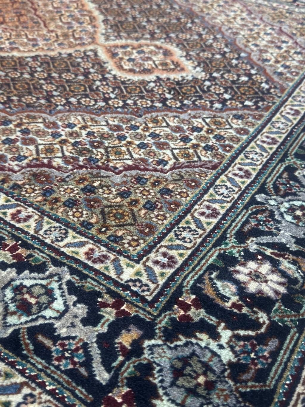 Täbriz Mahi GEREINIGT Orientteppich Perserteppich Teppich 157cm x 100cm G0223