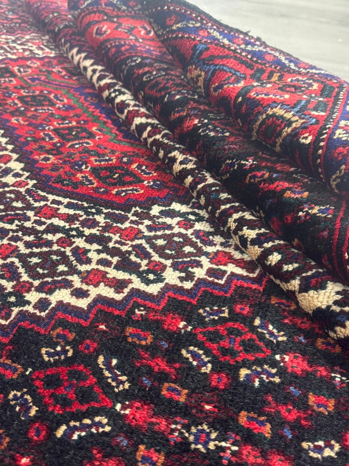 Schöner Bidjar GEREINIGT Orientteppich Perserteppich Teppich 184cmx143cm G0209