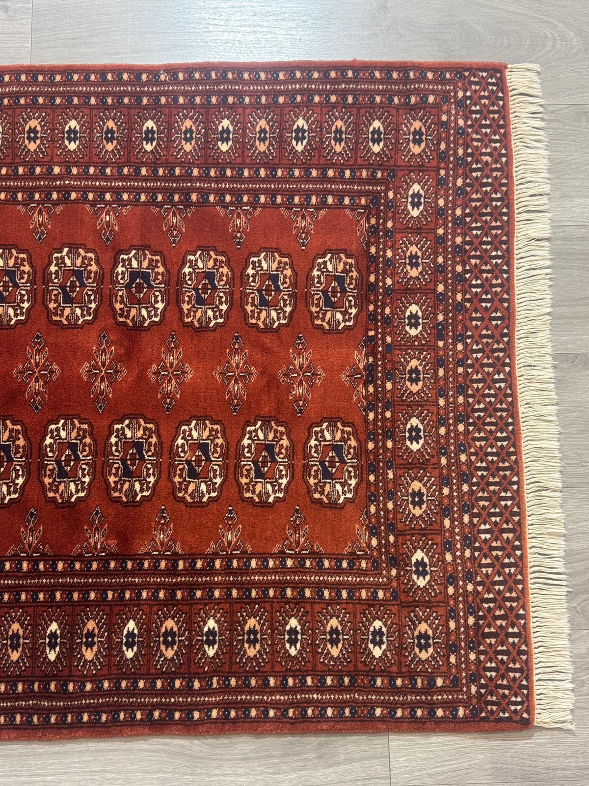 Schöner Buchara  Orientteppich Perserteppich Teppich 151cmx97cm 10672