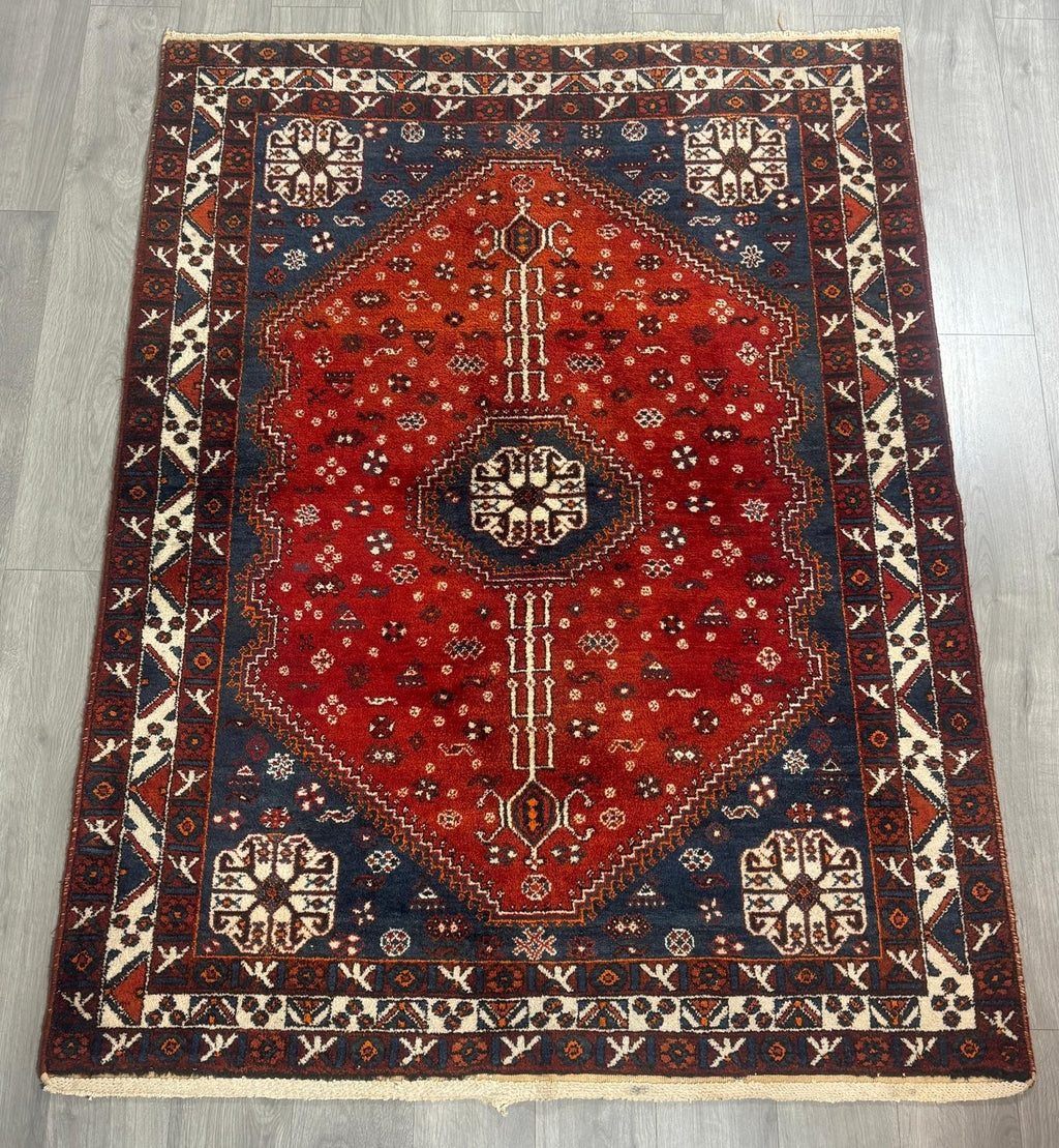 Schöner Ghashghai Orientteppich Perserteppich  Teppich 205 cm x 155 cm 40046