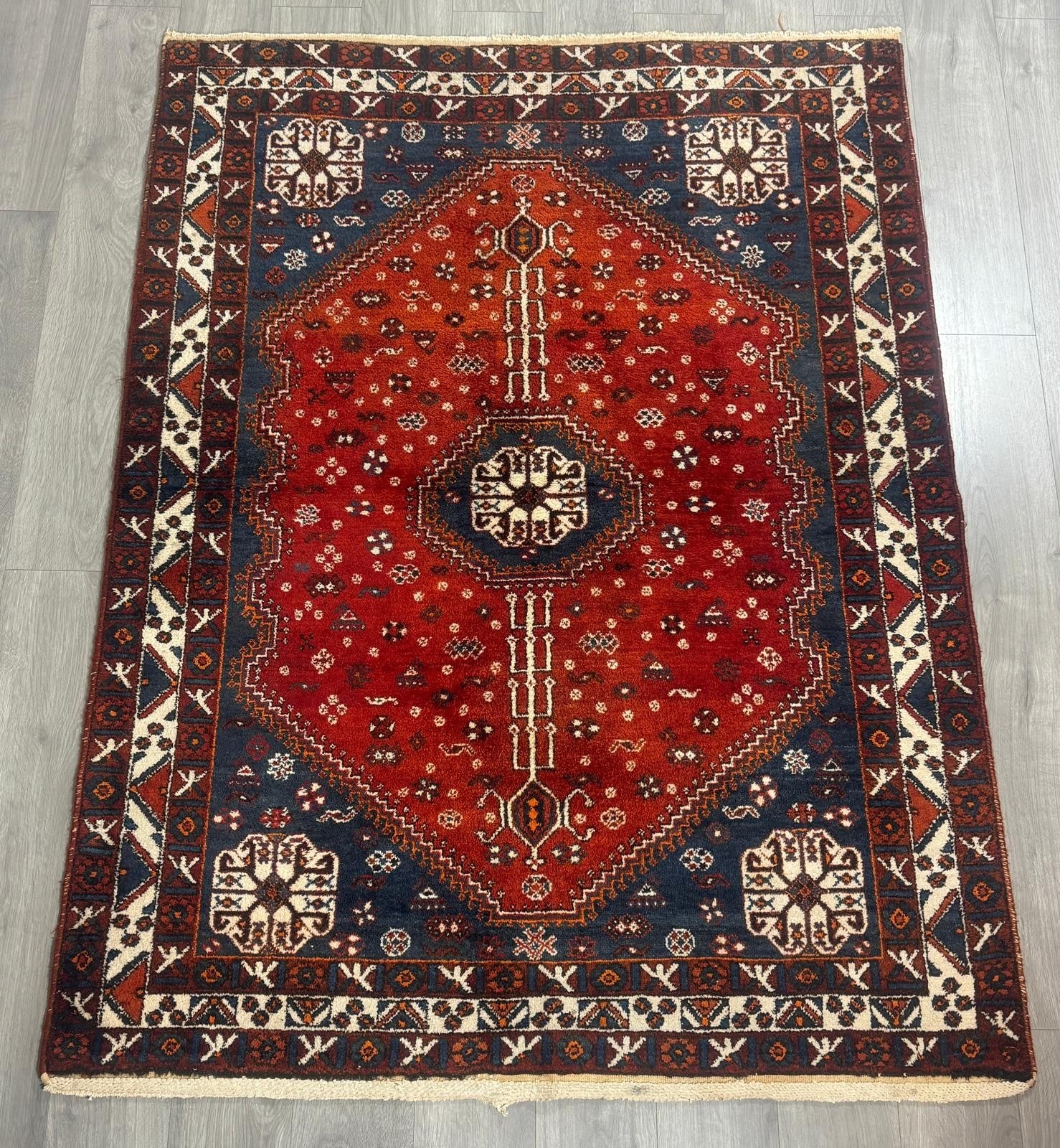 Schöner Ghashghai Orientteppich Perserteppich  Teppich 205 cm x 155 cm 40046