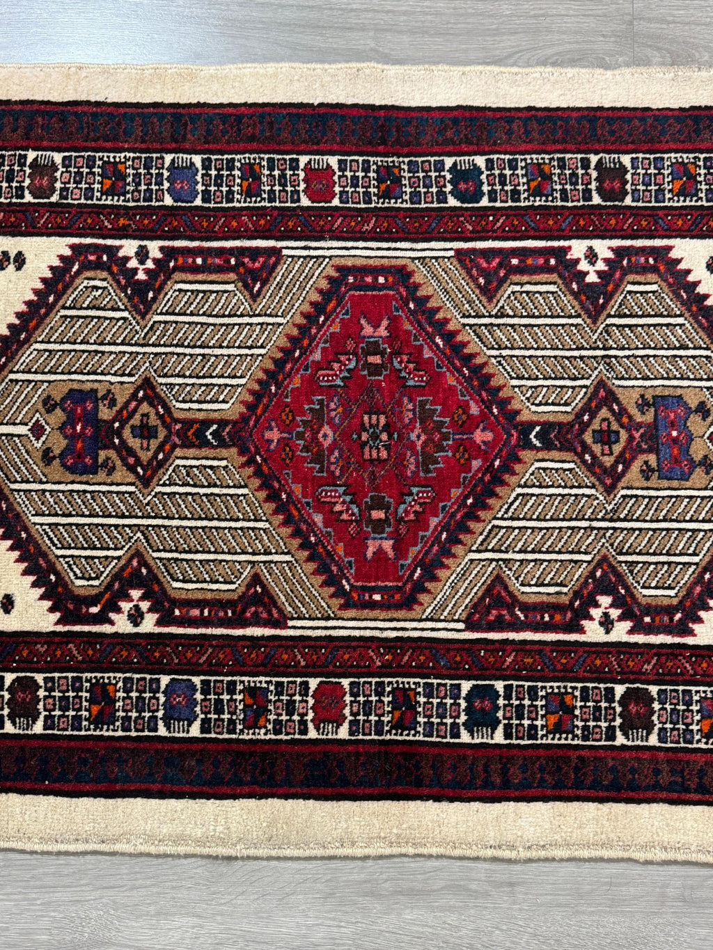 Schiraz GEREINIGT Orientteppich Perserteppich Teppich 155cmx95cm G0194