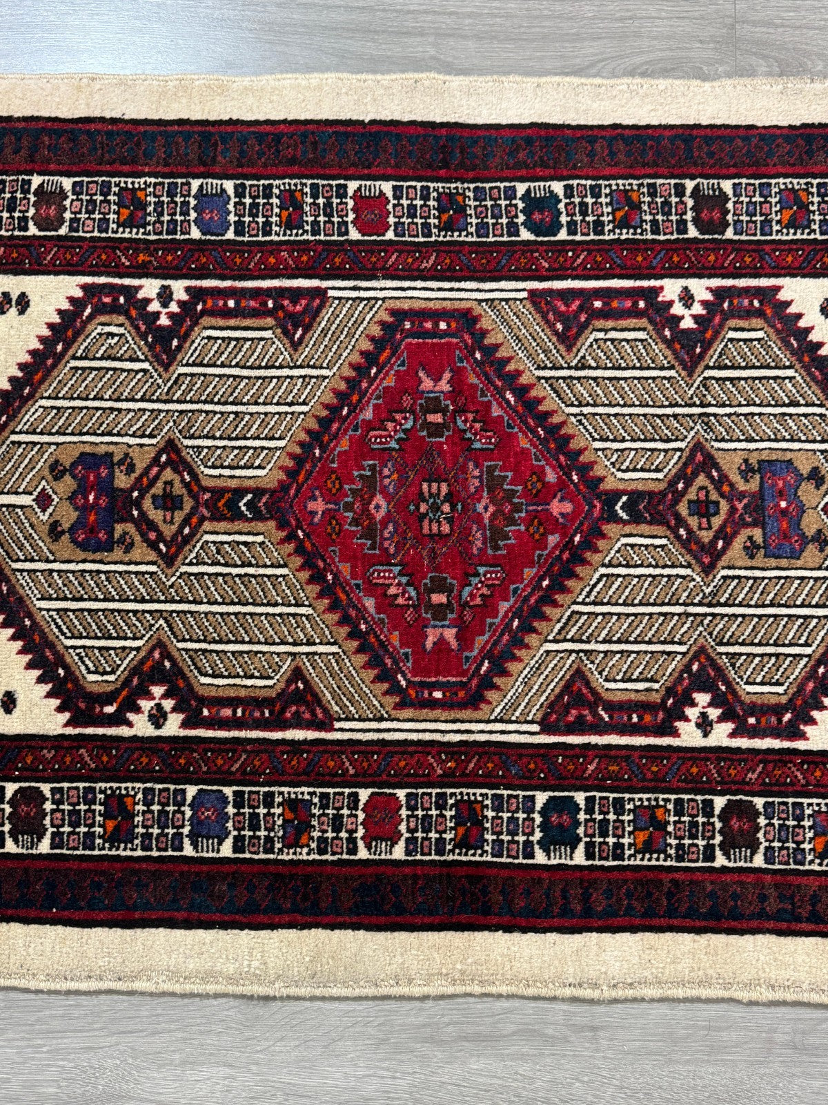 Schiraz GEREINIGT Orientteppich Perserteppich Teppich 155cmx95cm G0194