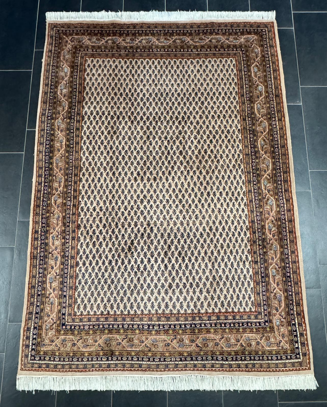 Handgeknüpfter Sarough Mir Orientteppich 230x160 cm professionell gereinigt