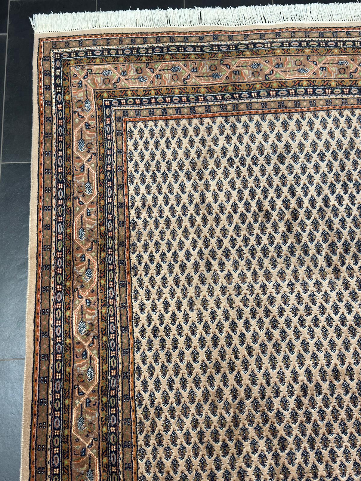 Handgeknüpfter Sarough Mir Orientteppich 230x160 cm professionell gereinigt